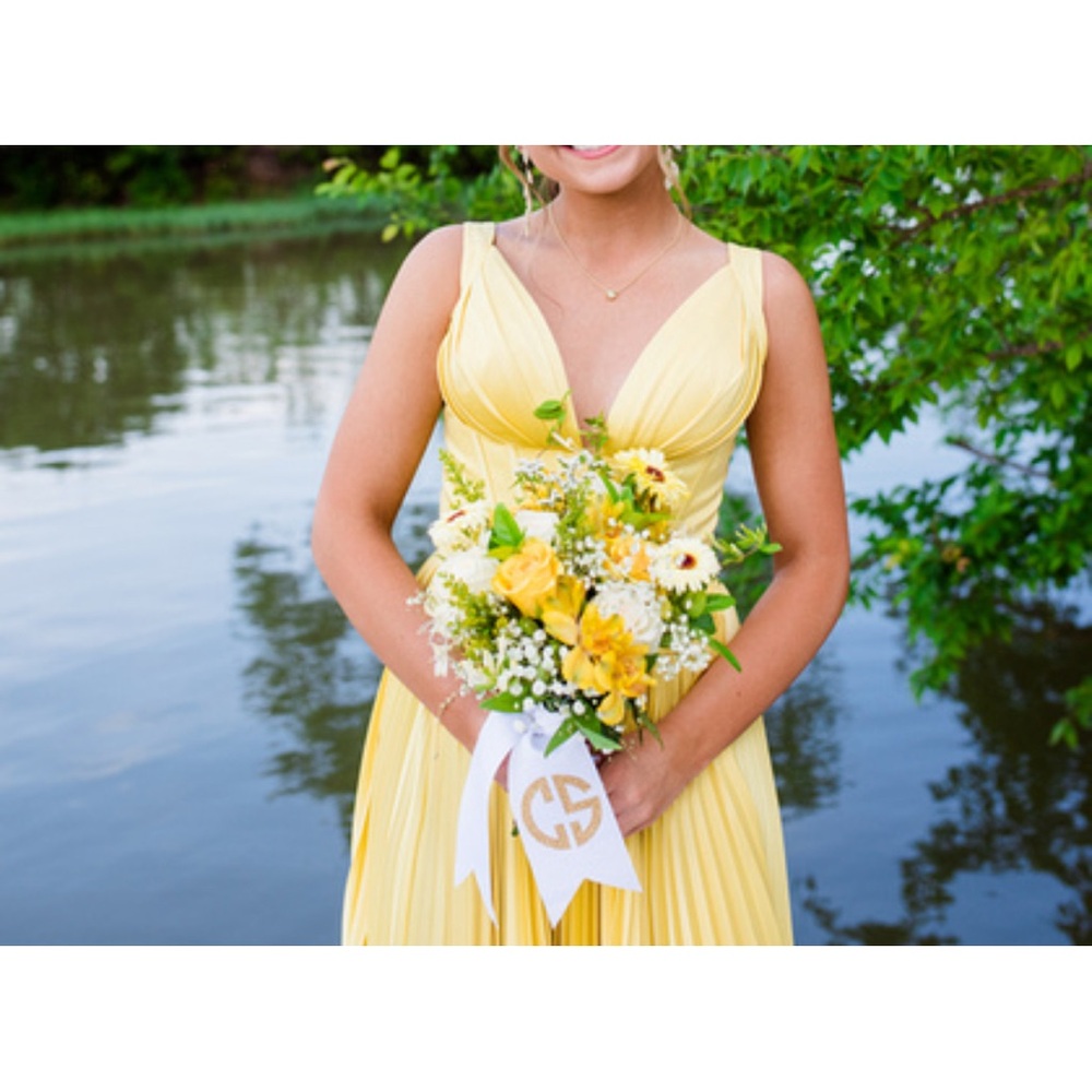 Sherri Hill Yellow Prom Dress